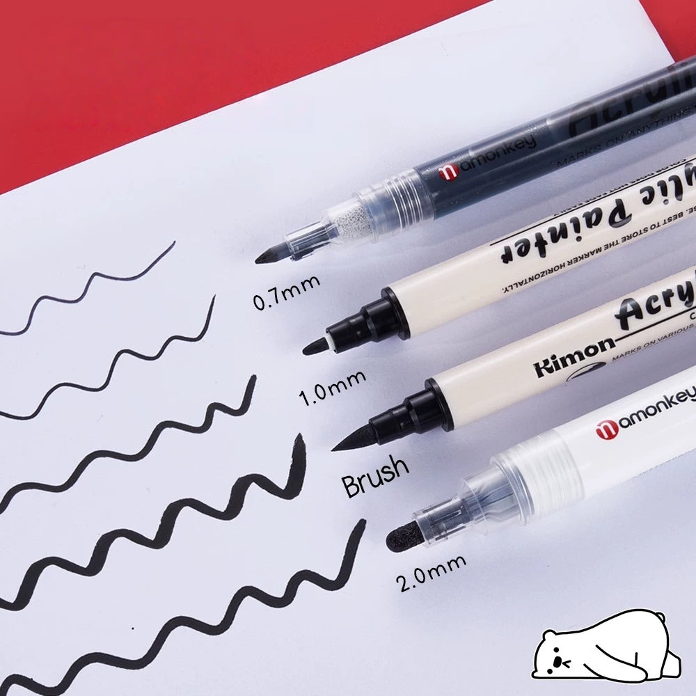 Acrylic liner markers