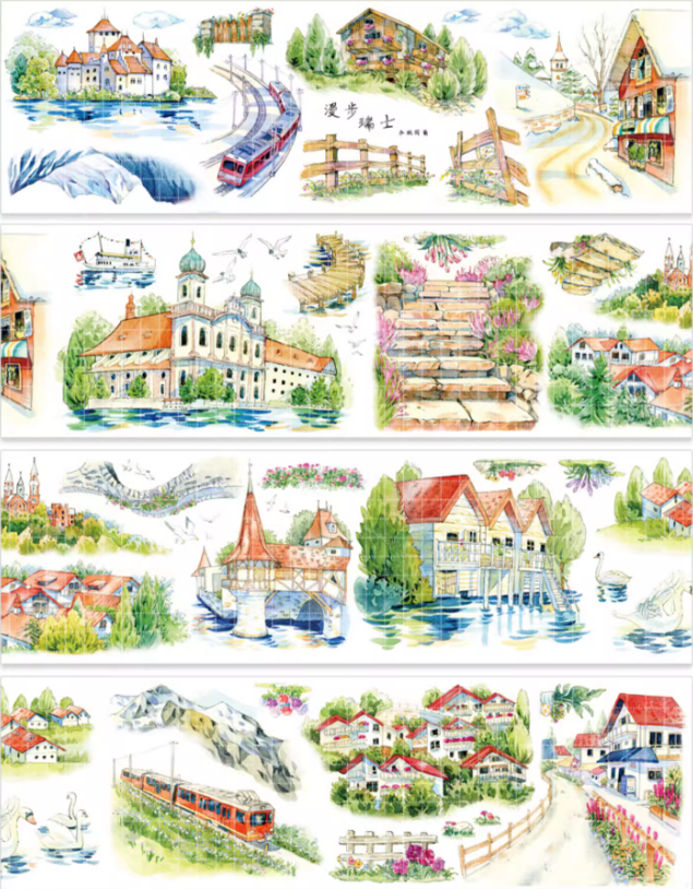 Strolling in Switzerland PET Tape