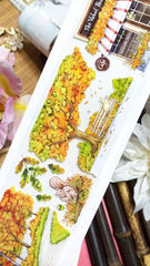 Autumn Whispers Landscape Washi Tape - Scenic Collection PET Decorative Tape