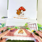 Rooftop Garden PET Tape Sunny Terrace Cafe PET Tape | Cozy Outdoor Garden Washi Tape | Balcony Life Decorative Tape