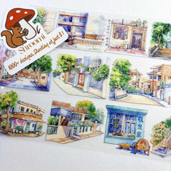 Corners of the City - Buildings, Roadside Shops, Pavement