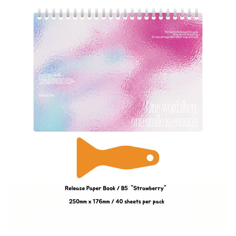 Release Paper Book / Sticker Backing Book