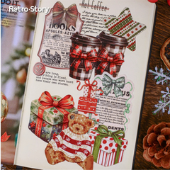 Winter Tales Christmas Sticker Pack - 20 Festive Holiday Stickers for Journaling