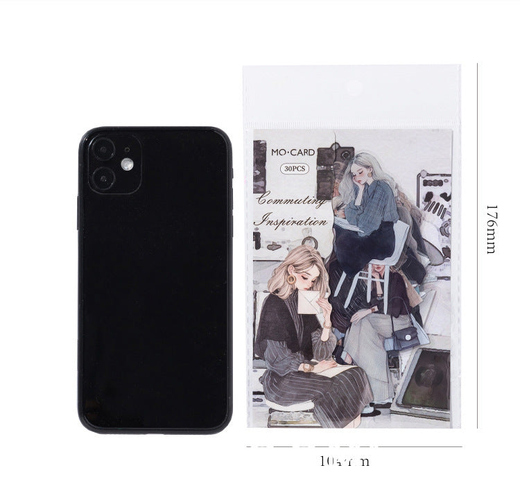 Urban Women Lifestyle Sticker Collection