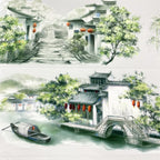 Jiangnan Town Washi Tape ZERO