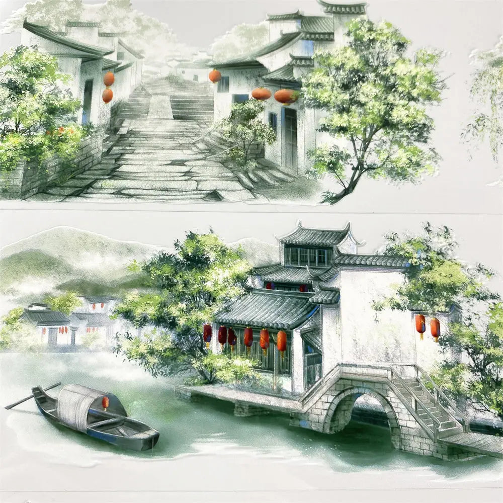 Jiangnan Town Washi Tape ZERO