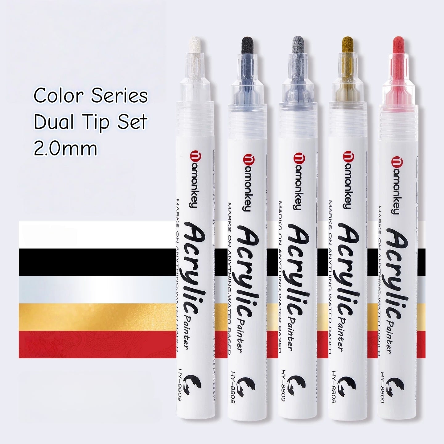 Acrylic liner markers