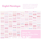 Notes & Quotes PET Sticker Collection
