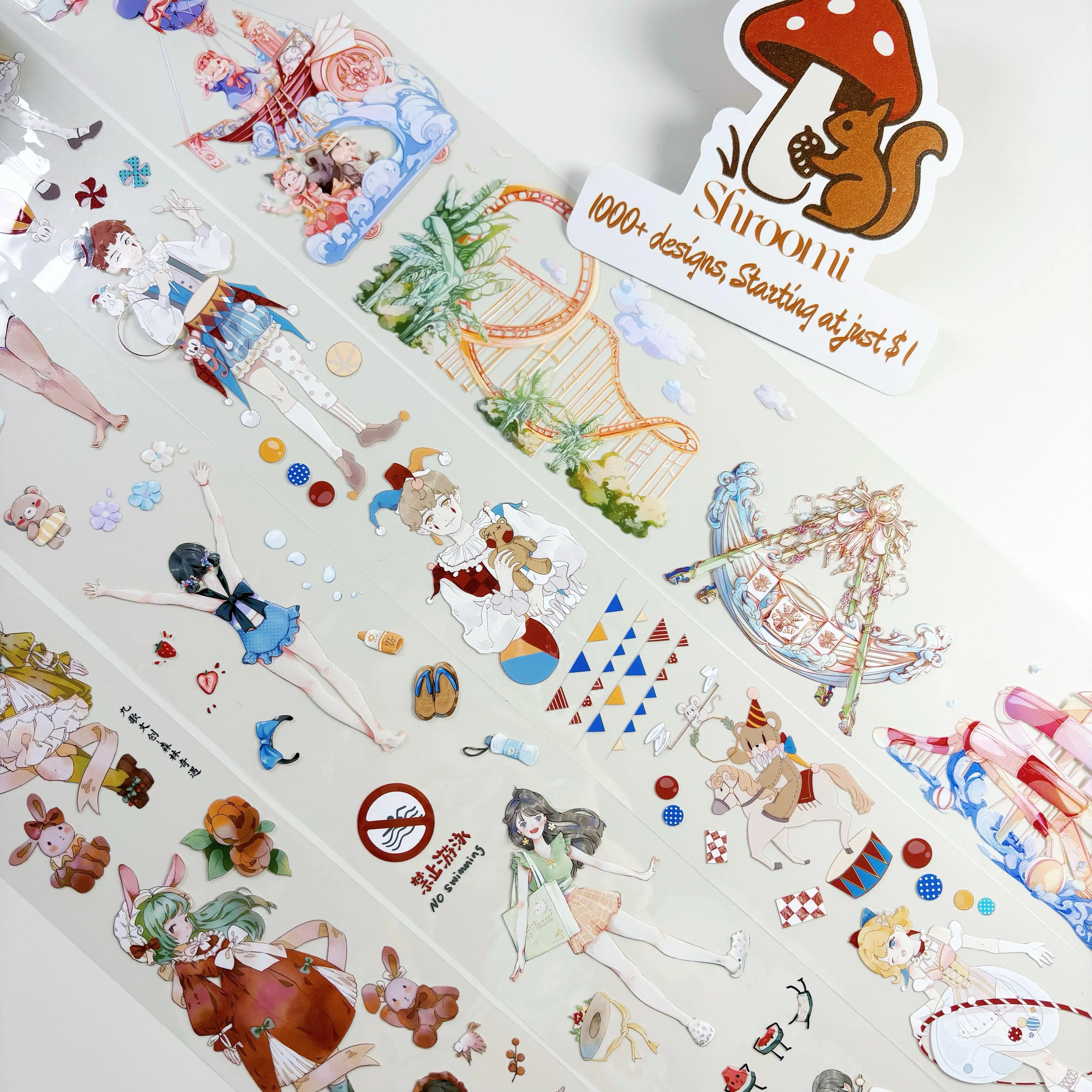 Charming playground scene from the Playground Story Series, featuring vibrant characters engaged in playful activities.