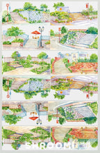 Sunny Path PET Tape Sunny Path PET Tape – Hand-Drawn Watercolor Street Scene for Journaling & Crafts