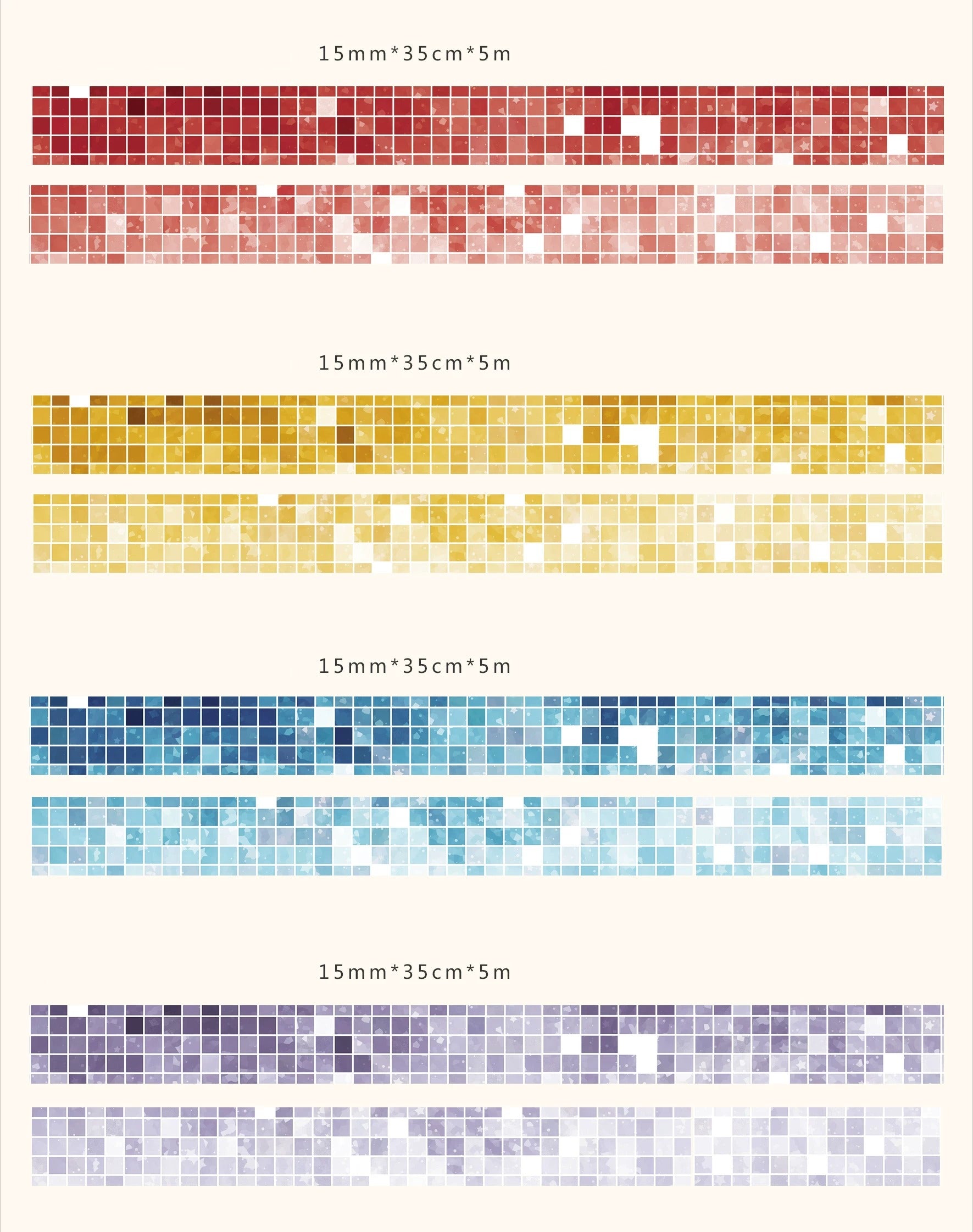 Plaid decorative masking tape for journaling and paper crafts