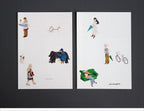 Character Tape Set – Walk & Coffee MOODTAPE