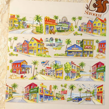 West Coast Beach Town PET Tape