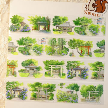 Summer Shrine Garden PET Tape