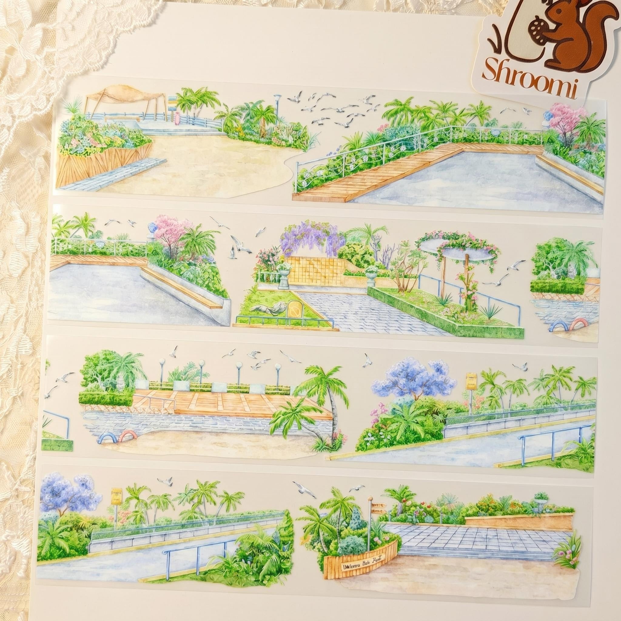 Coastal Garden Walkway PET Tape