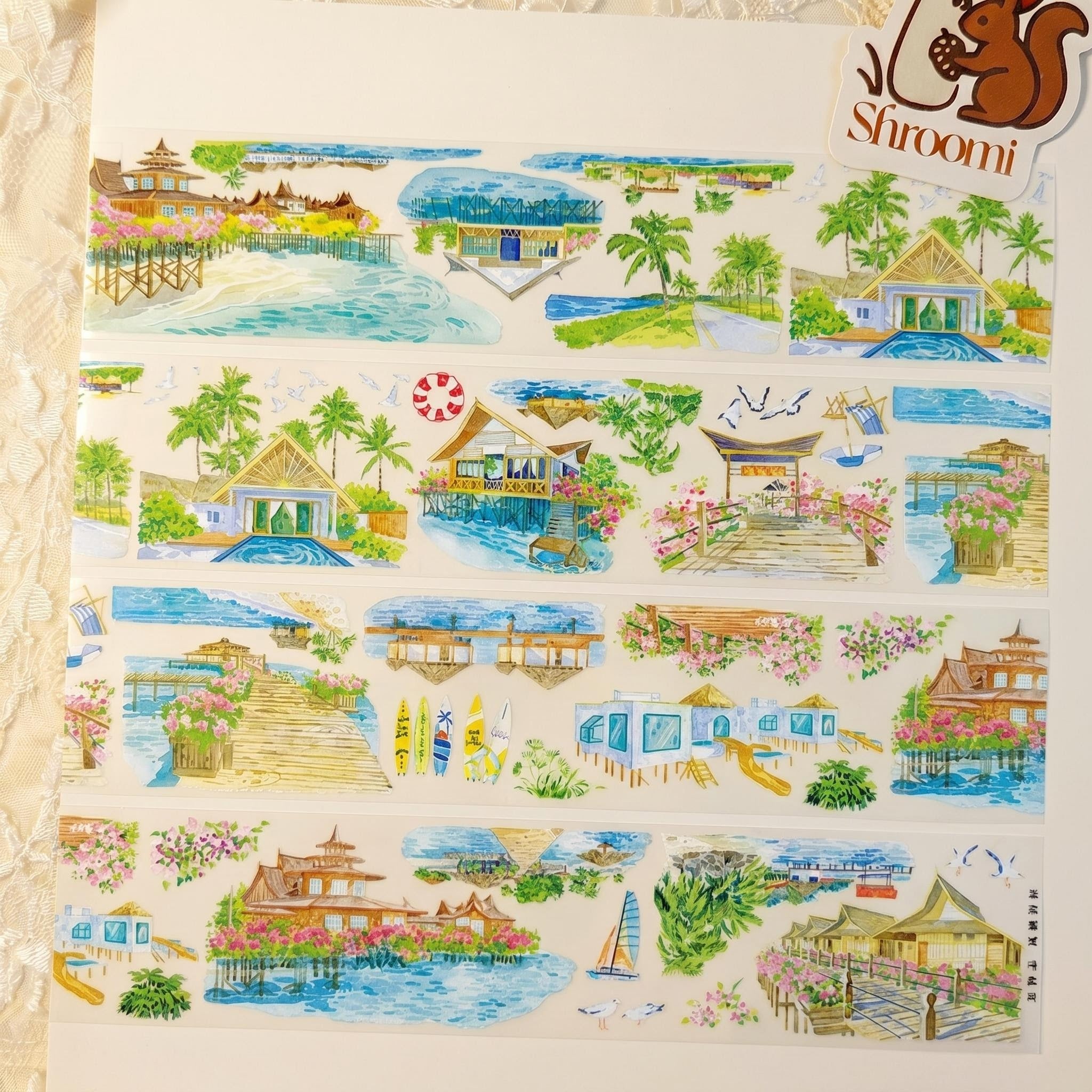 Overwater Villa Resort PET Tape
