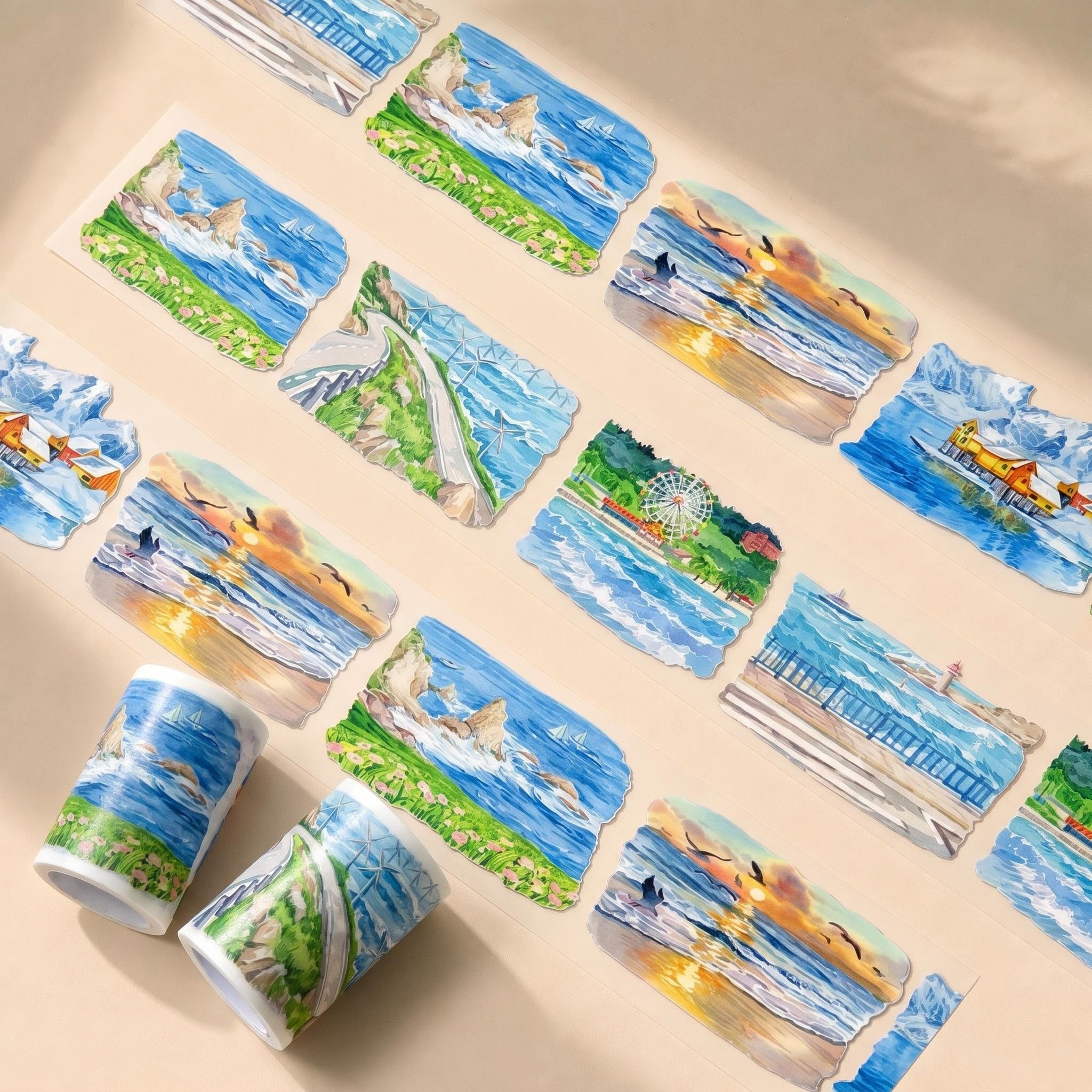 Summer Scene-Building Decorative Tape Collection