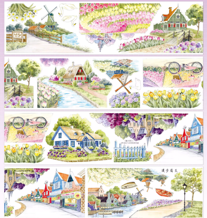 Strolling in Netherlands PET Tape
