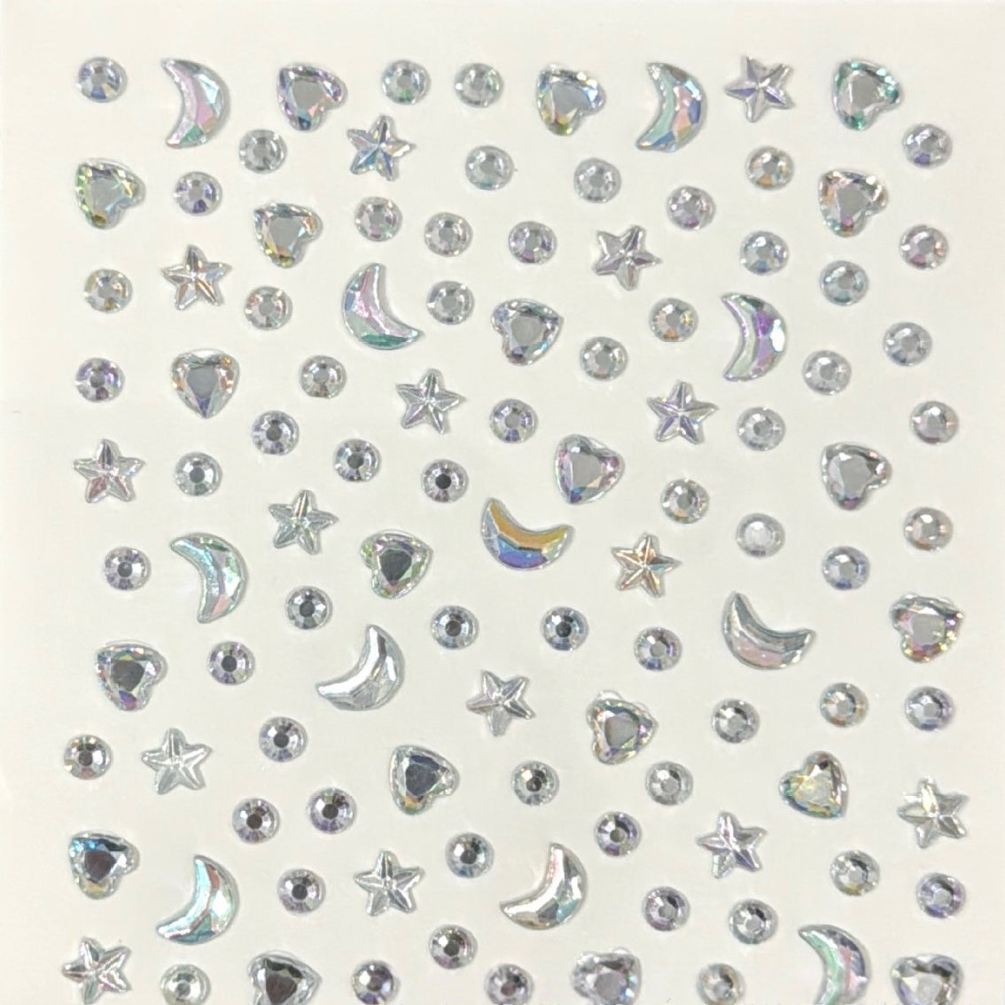 Moon, Star & Heart Gemstone Sticker Pack