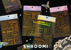 Spring Letters Foil PET Sticker Collection
