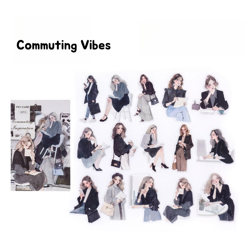 Urban Women Lifestyle Sticker Collection