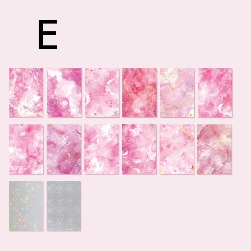 Starry Dream Holographic Paper Sticker Sheet