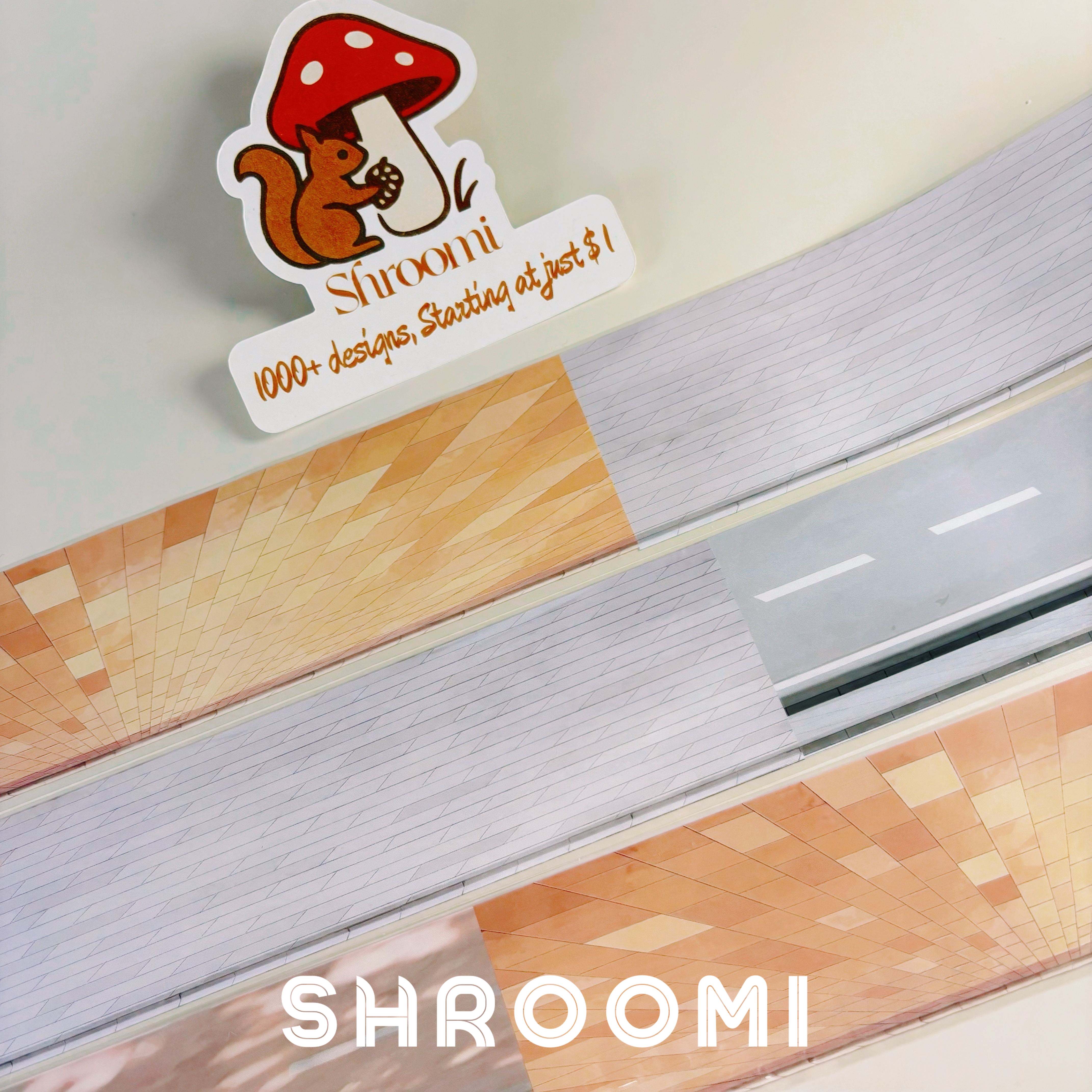 Street Pathway PET Tape Street Pathway PET Tape – Cute Street Scene Washi for Journaling