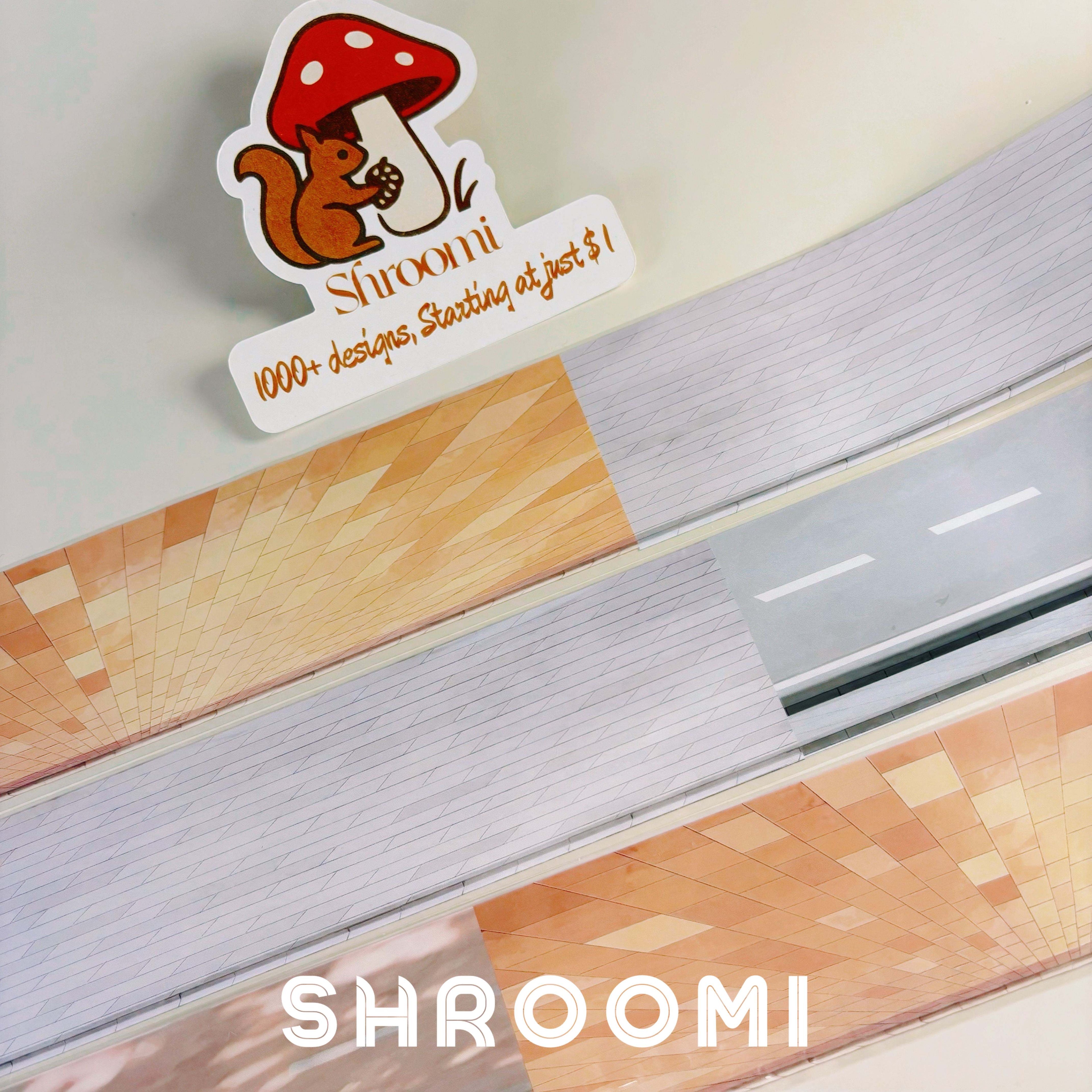 Street Pathway PET Tape Street Pathway PET Tape – Cute Street Scene Washi for Journaling