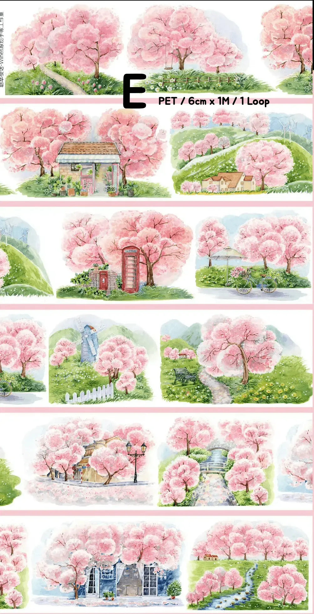 Fairy Tale Town PET Tape 6 Styles - Shroomi