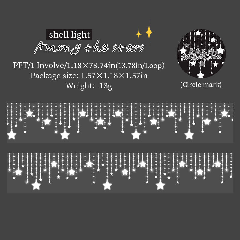 Among the Stars style: star garland tape