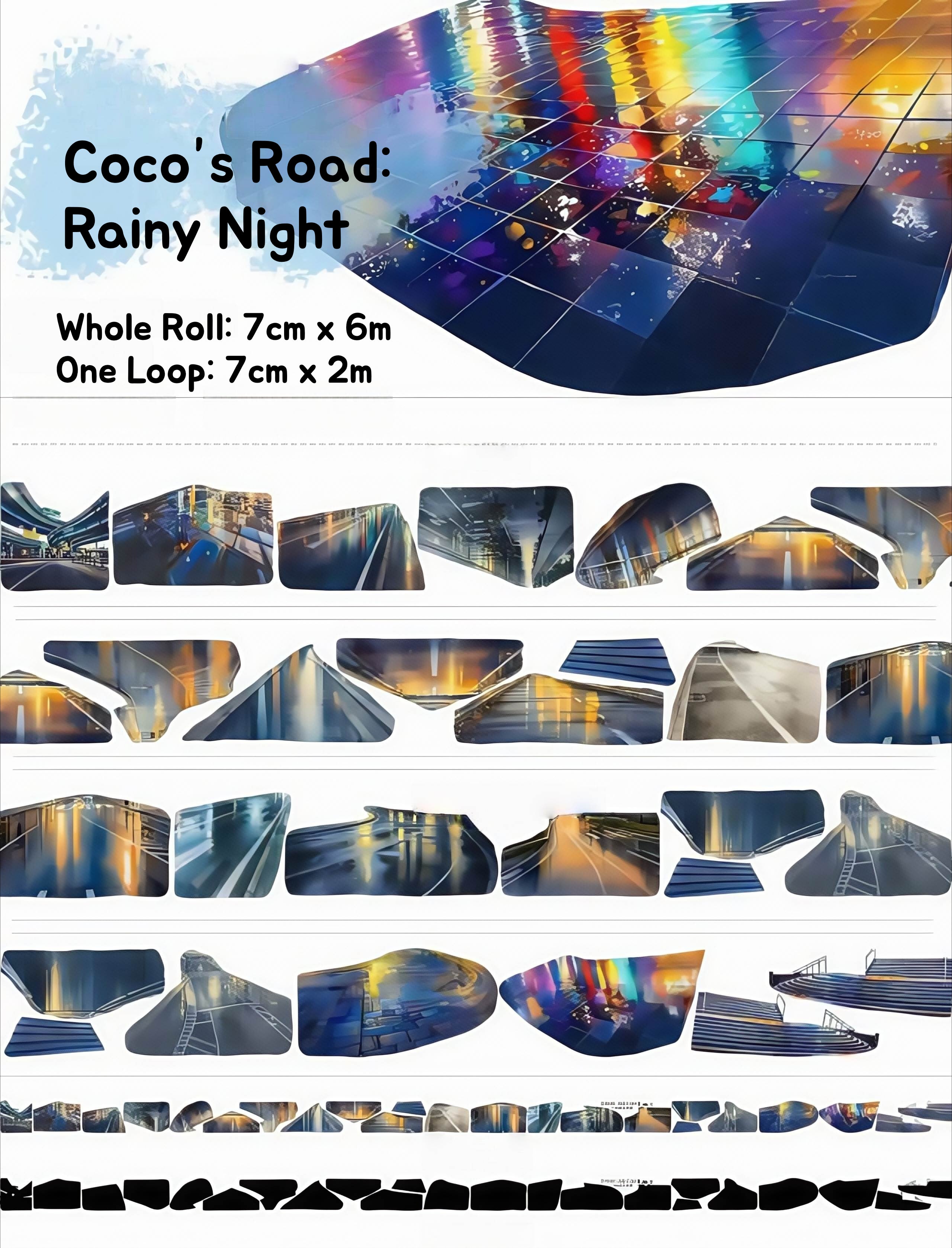 Coco’s Road - Night Streets / Neon Streets / Rainy Night Roads Tape