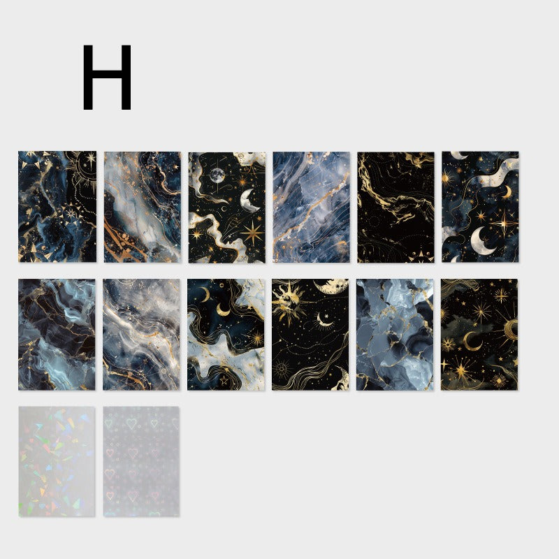 Starry Dream Holographic Paper Sticker Sheet