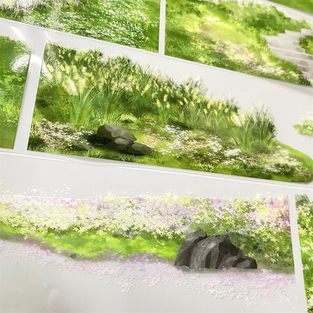 Garden Pathway Scene PET Tape - Shroomi