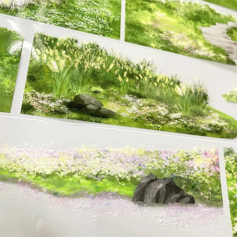 Garden Pathway Scene PET Tape - Shroomi