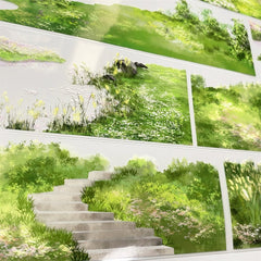 Garden Pathway Scene PET Tape - Shroomi