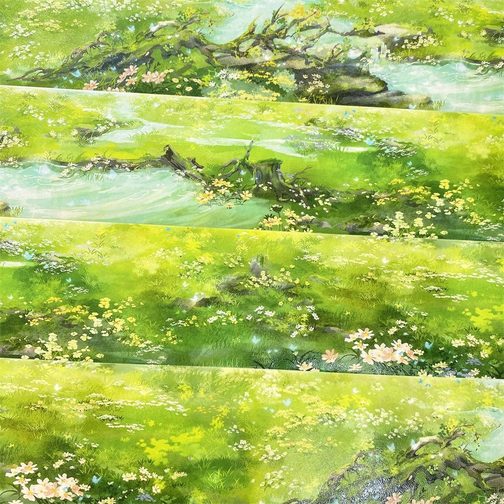 Green Meadow Dreams PET Tape - Shroomi