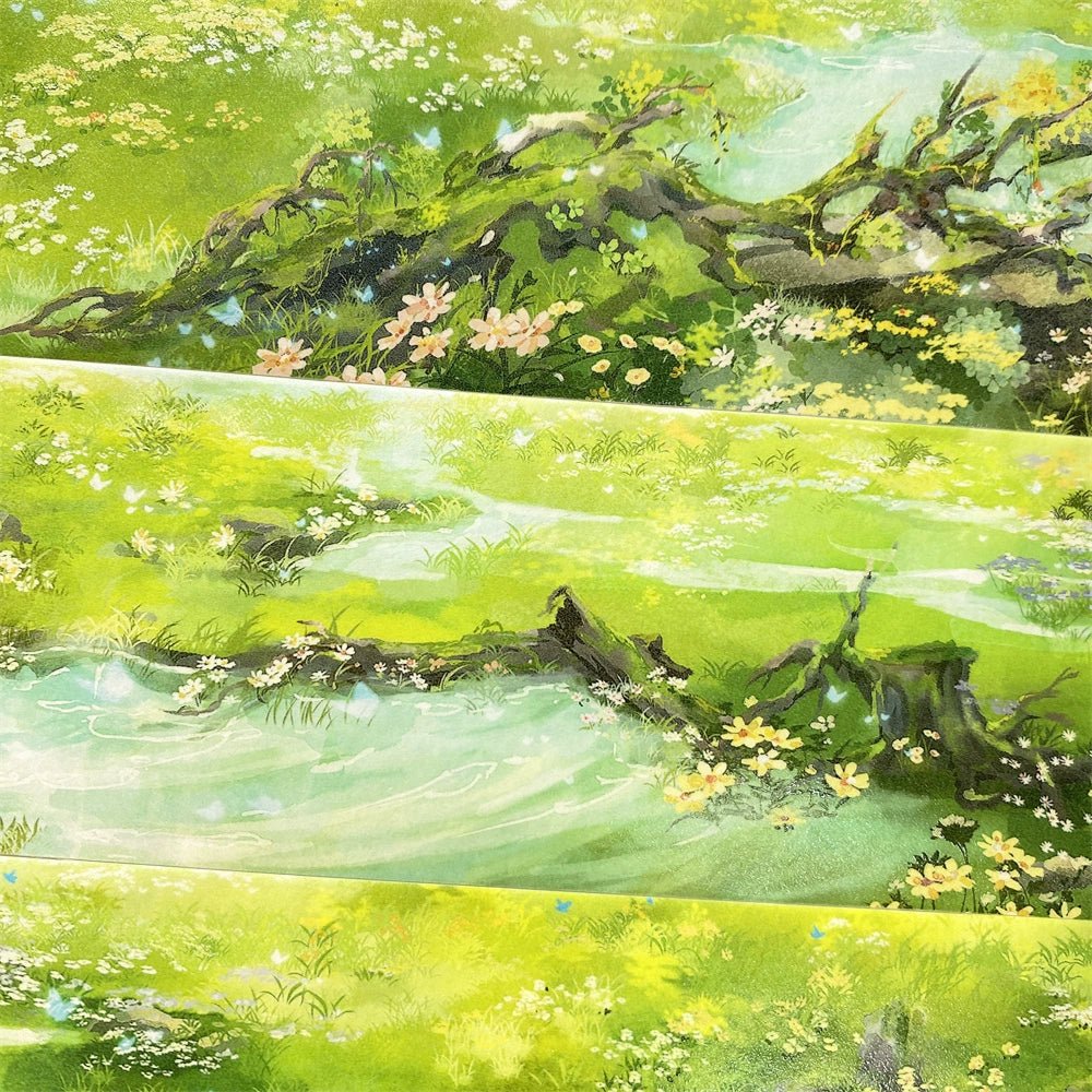 Green Meadow Dreams PET Tape - Shroomi