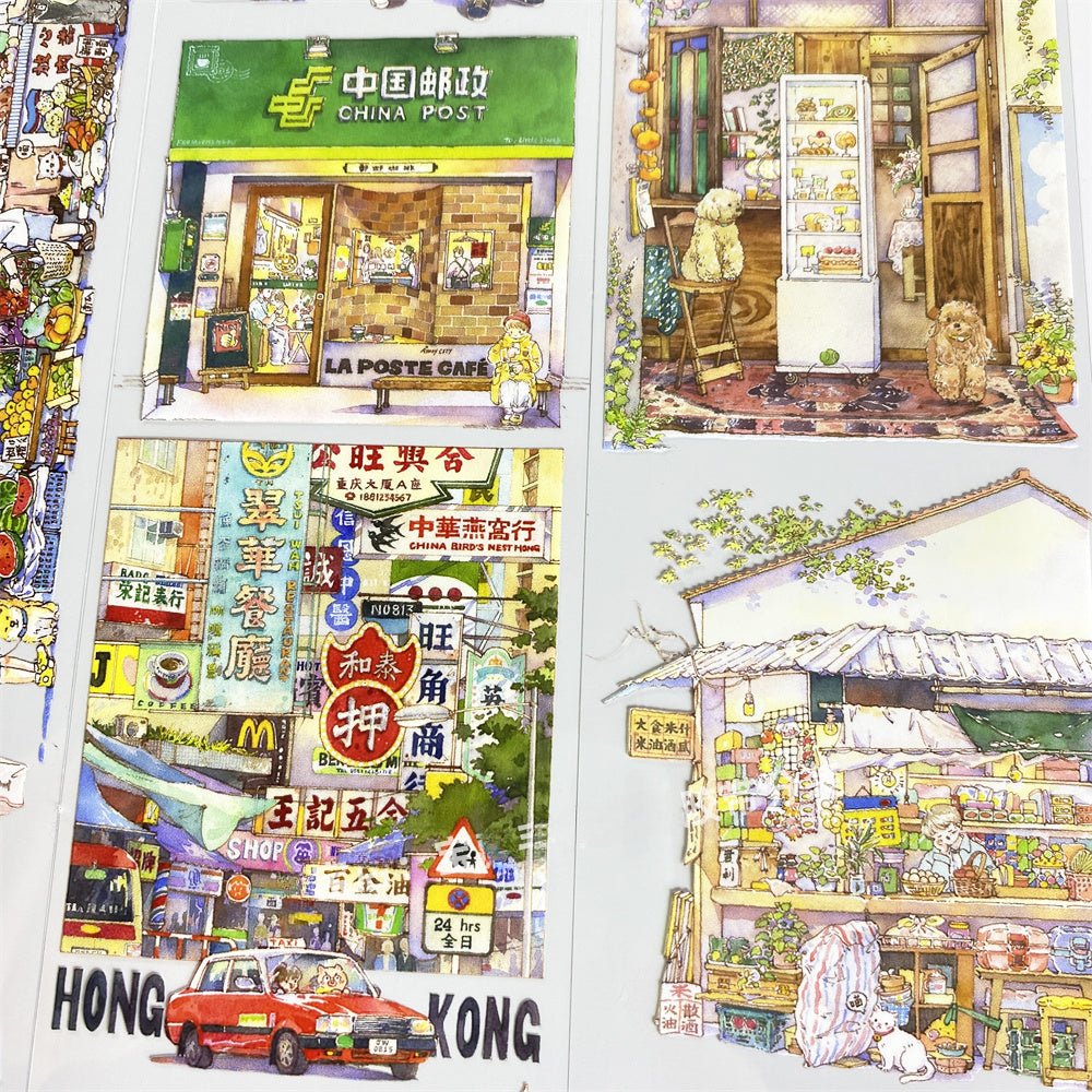 Hong Kong Street Life PET Tape - Shroomi