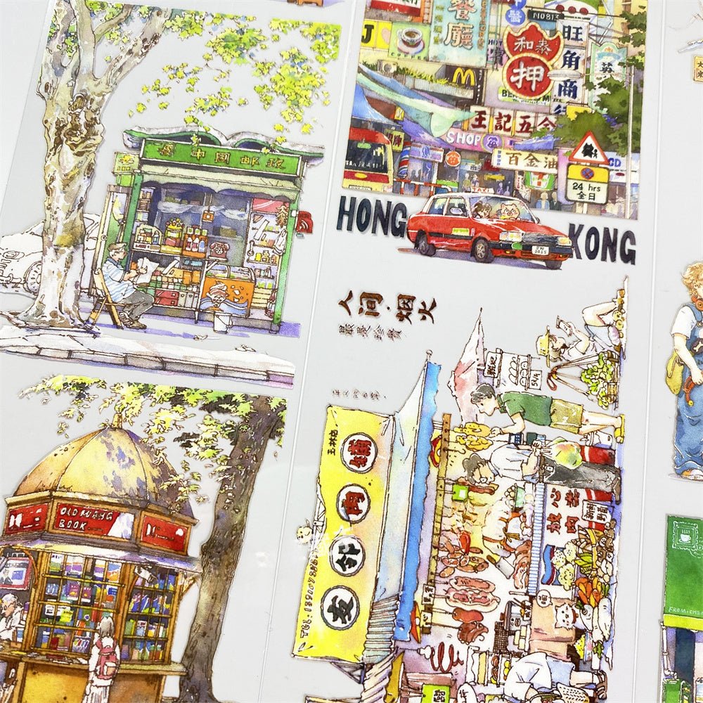 Hong Kong Street Life PET Tape - Shroomi