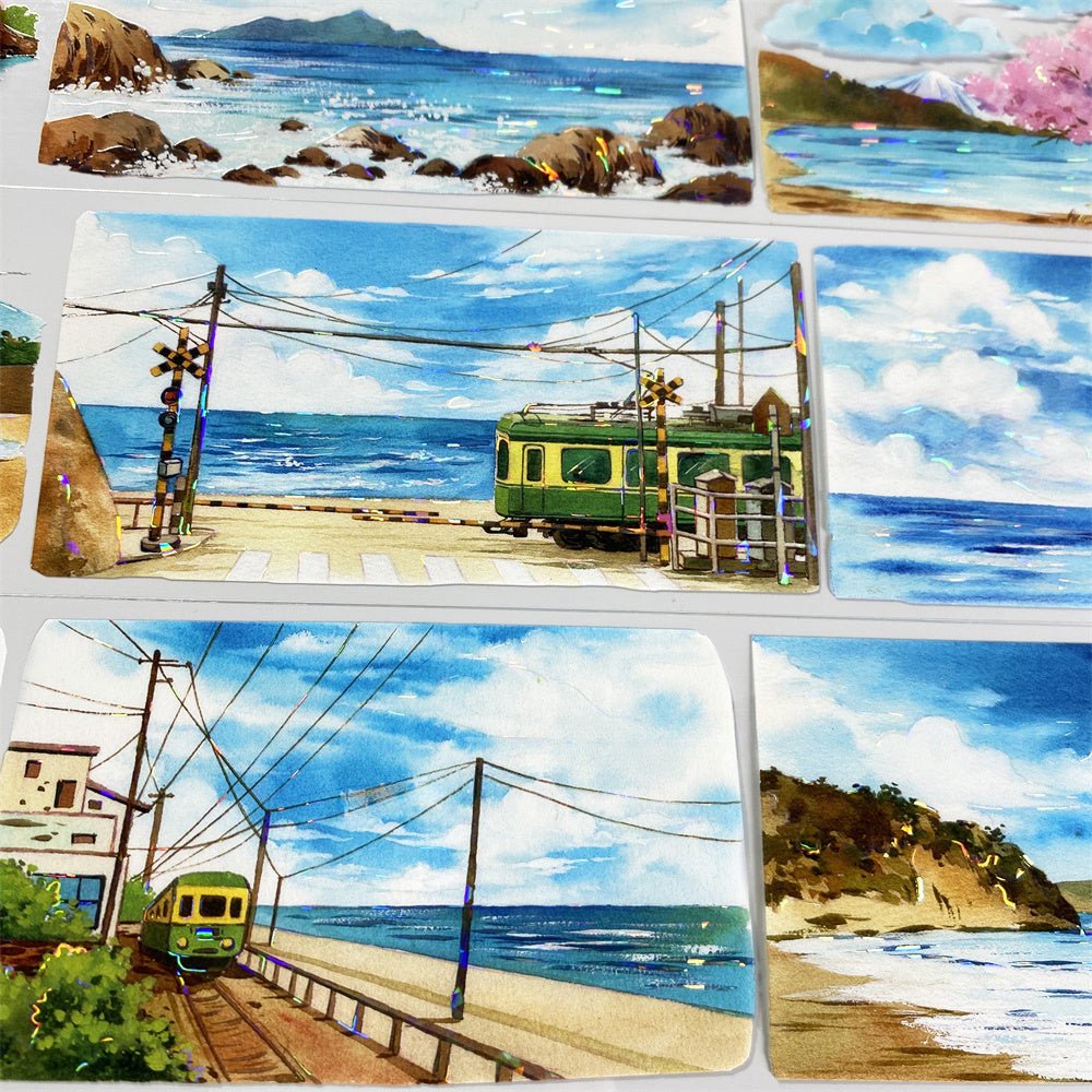 Kamakura Coast Pearl Gloss PET Tape - Shroomi