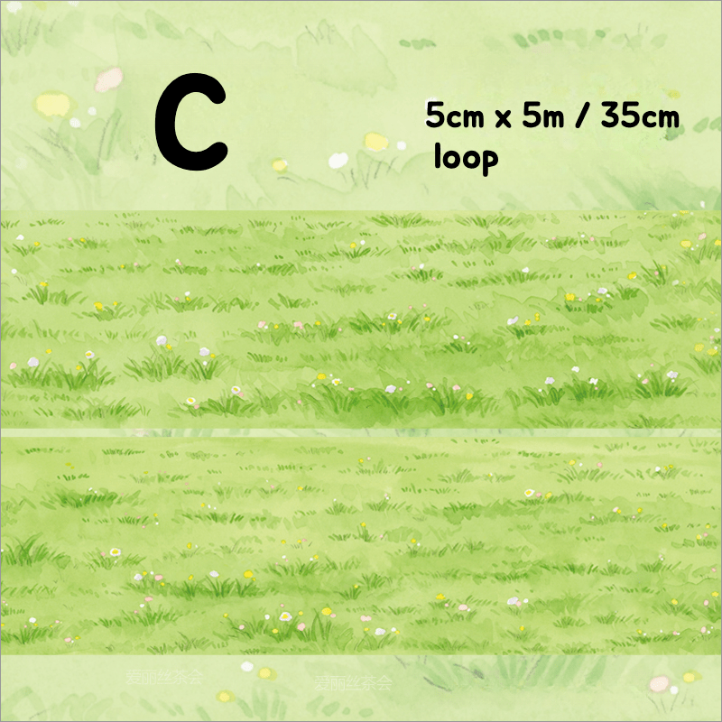 Landscape of Dreamy Scenery Washi Tape - 6 Styles - Shroomi