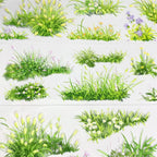 Meadow Grass PET Tape - Shroomi