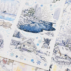 Snowy Mountain Town PET Tape Snowy Mountain Town PET Tape | Journaling & Collage