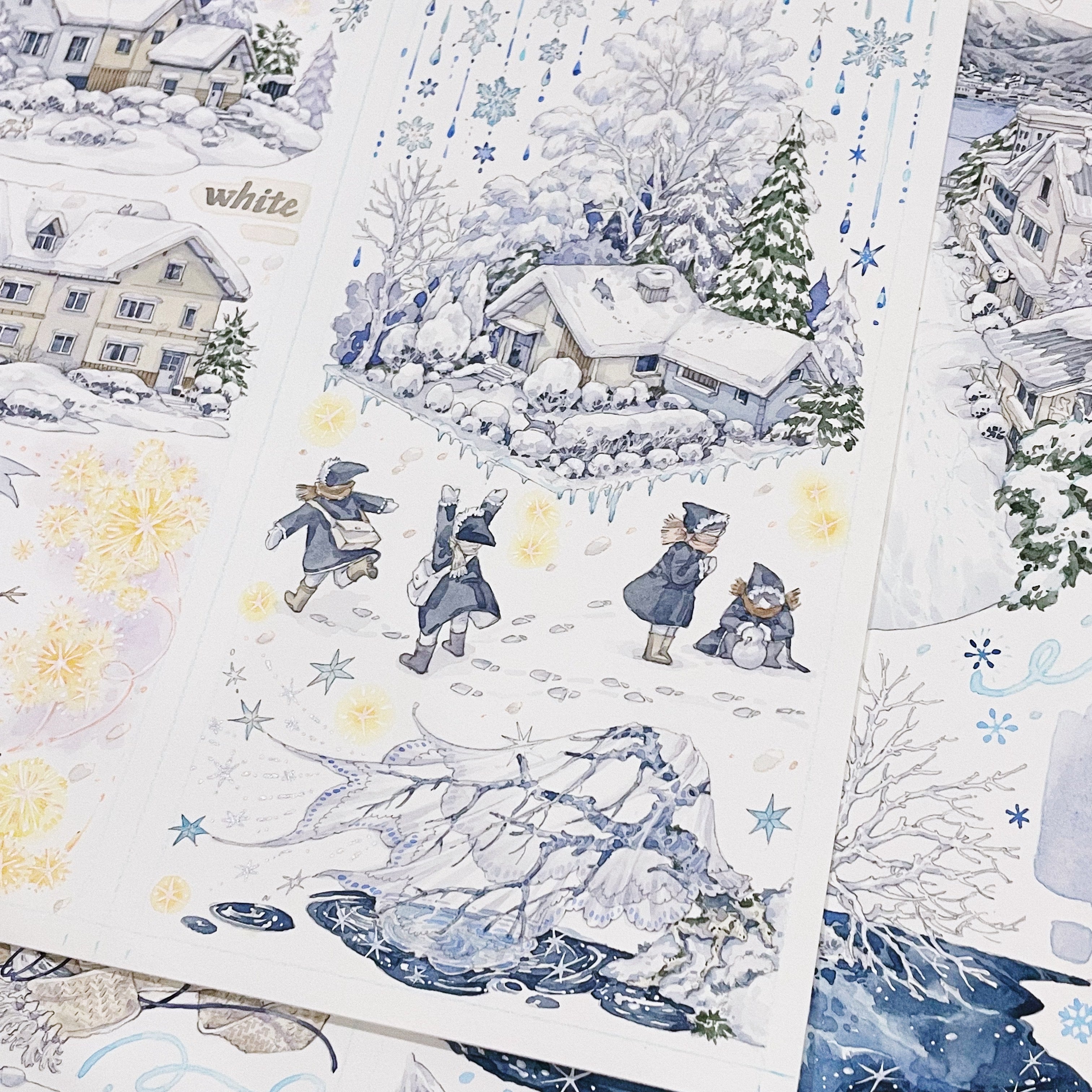 Snowy Mountain Town PET Tape Snowy Mountain Town PET Tape | Journaling & Collage