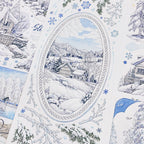 Snowy Mountain Town PET Tape Snowy Mountain Town PET Tape | Journaling & Collage