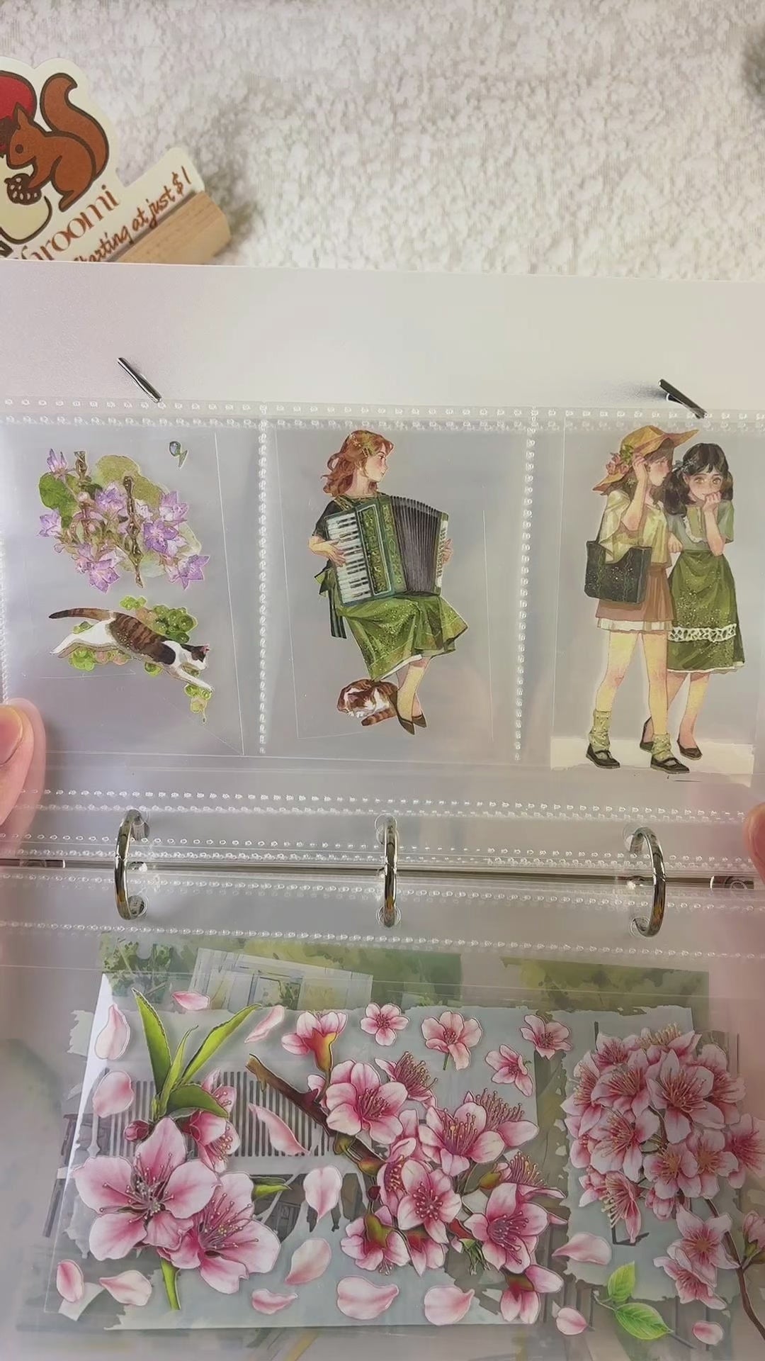 A5 Klebeband- & Sticker-Aufbewahrungsbuch