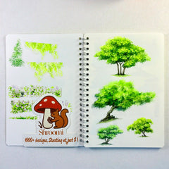 Release paper book for washi tape organization