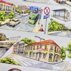 Shanghai Street View PET Tape - Shroomi