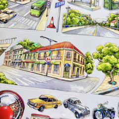 Shanghai Street View PET Tape - Shroomi