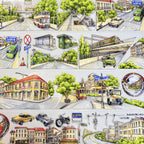 Shanghai Street View PET Tape - Shroomi